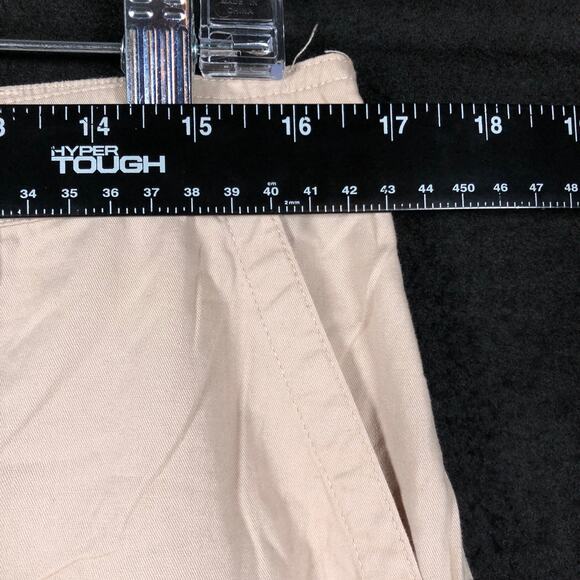 Abercrombie & Fitch Womens Pants Tan High Rise Loose Cargo Joggers Minimalist L - Picture 6 of 11